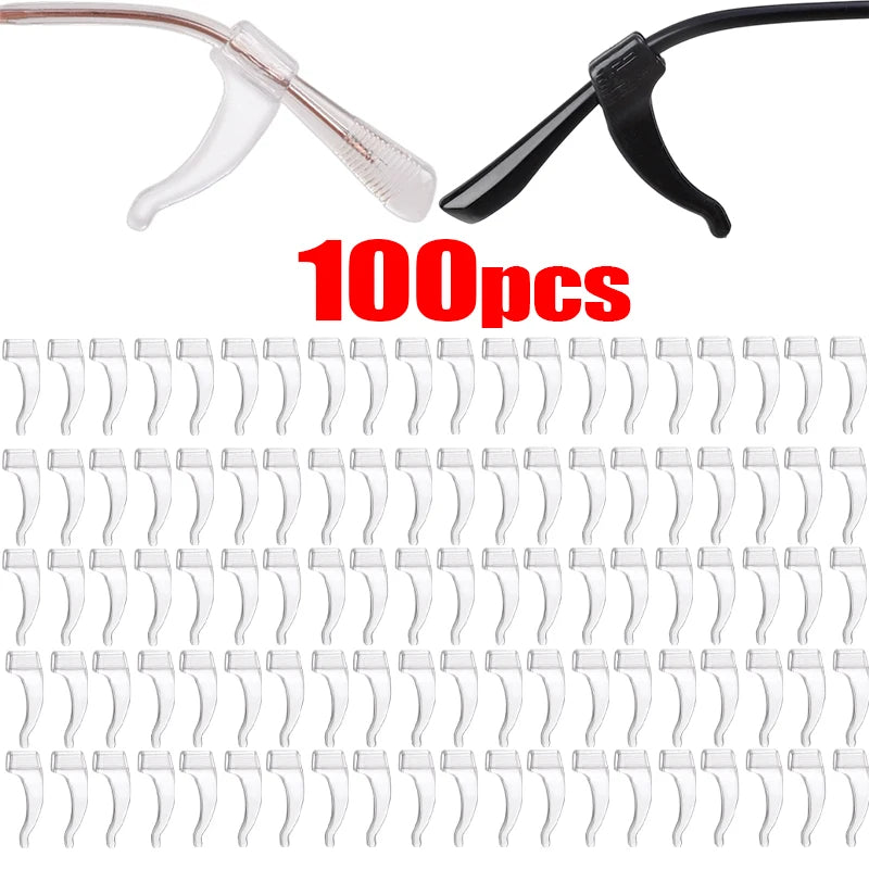Silicone Anti-Slip Glasses Ear Hooks – Ergonomic Eyewear Grips