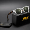 Retro Classic Square Frame Sunglasses with UV400 Protection