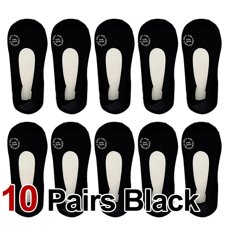 Women's Invisible Low-Cut Socks with Silicone Grip