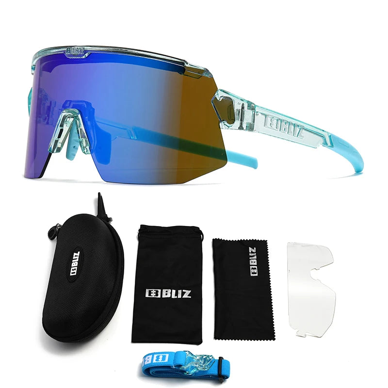 Breeze Cycling Sunglasses with 2 Interchangeable HD Lenses