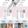 A collection of magnetic sports water bottles in various colors and sizes, showing different uses and components.