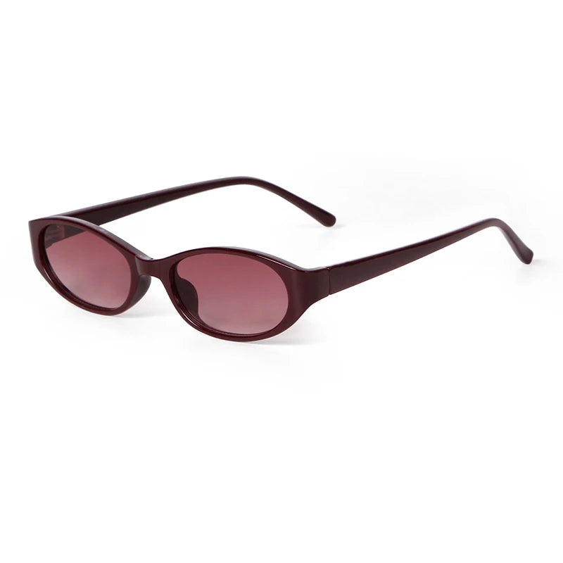 Retro Tortoiseshell Oval Sunglasses