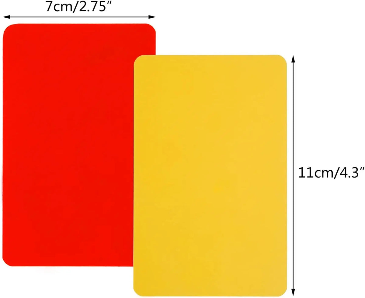 Complete Referee Kit with Whistle, Cards, and Notebook