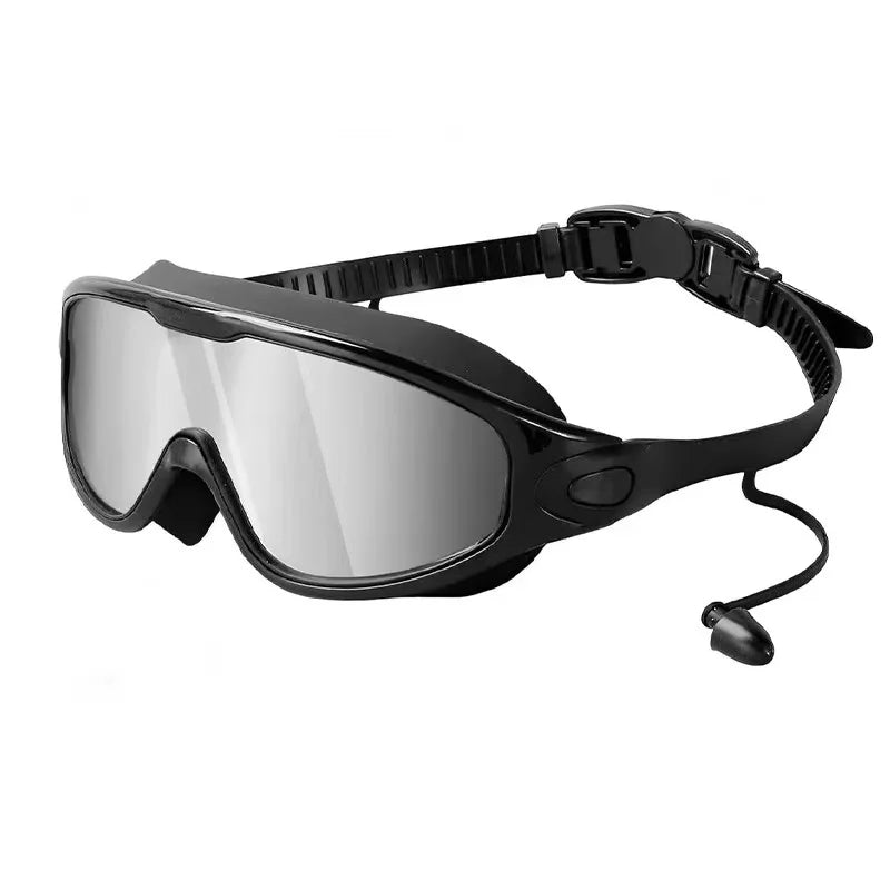Colorful Anti-Fog Swimming Goggles with UV400 Protection and Silicone Frame