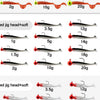 Colorful Fishing Jig Head Hooks with Soft Lure Compatibility