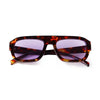 Vintage oversized square sunglasses with a tortoiseshell pattern frame.