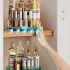 360° Rotating Acrylic Turntable Organizer for Spices, Condiments & More