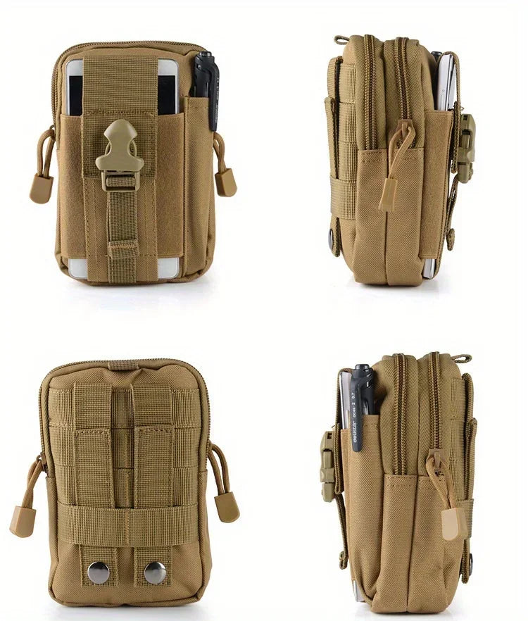 Multi-Layer Water-Resistant Waist Pack for Travel & Outdoor Activities