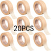 A set of 20 rolls of eyelash extension tape for precision application, packaged in cardboard rolls.
