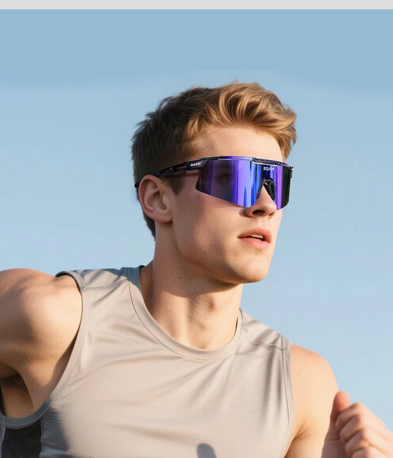 UV400 Performance Cycling Sunglasses with TR-90 Frame