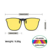Flip-Up Clip-On Polarized Sunglasses with UV400 Protection