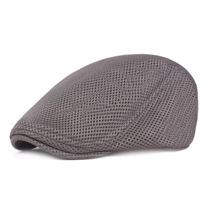 Classic Mesh Beret Hat for Men and Women