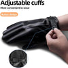 Men's Genuine Leather Touchscreen Gloves with Soft Fleece Lining