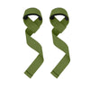 Paires de sangles de musculation vert olive pour le soutien du poignet
