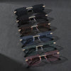 Rimless Rectangle Sunglasses