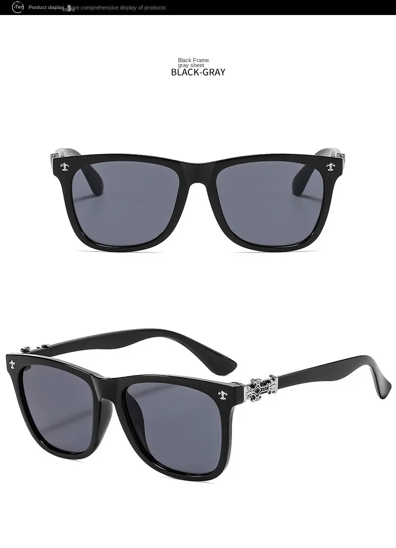 Vintage Square Anti-Blue Light Glasses for Men and Women
