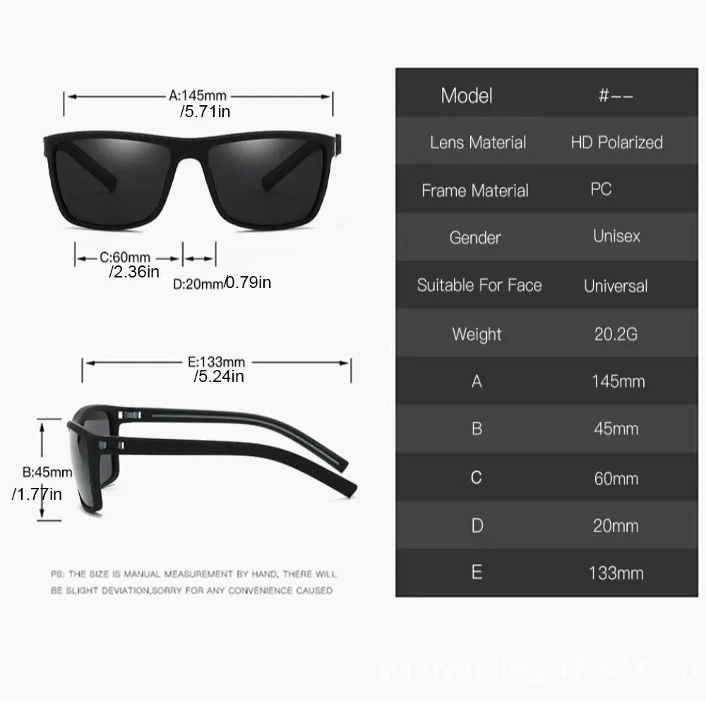 UV400 Polarized Sport Sunglasses for Outdoor Activities