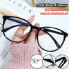 Women's Round Frame Blue Light Blocking Myopia Glasses