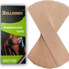 A package of 40 pieces of beige kinesiology tape is shown next to a rolled stack of the same tape.