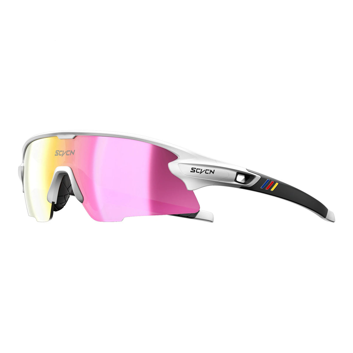 Polarized Sport Sunglasses with 3 Interchangeable Lenses