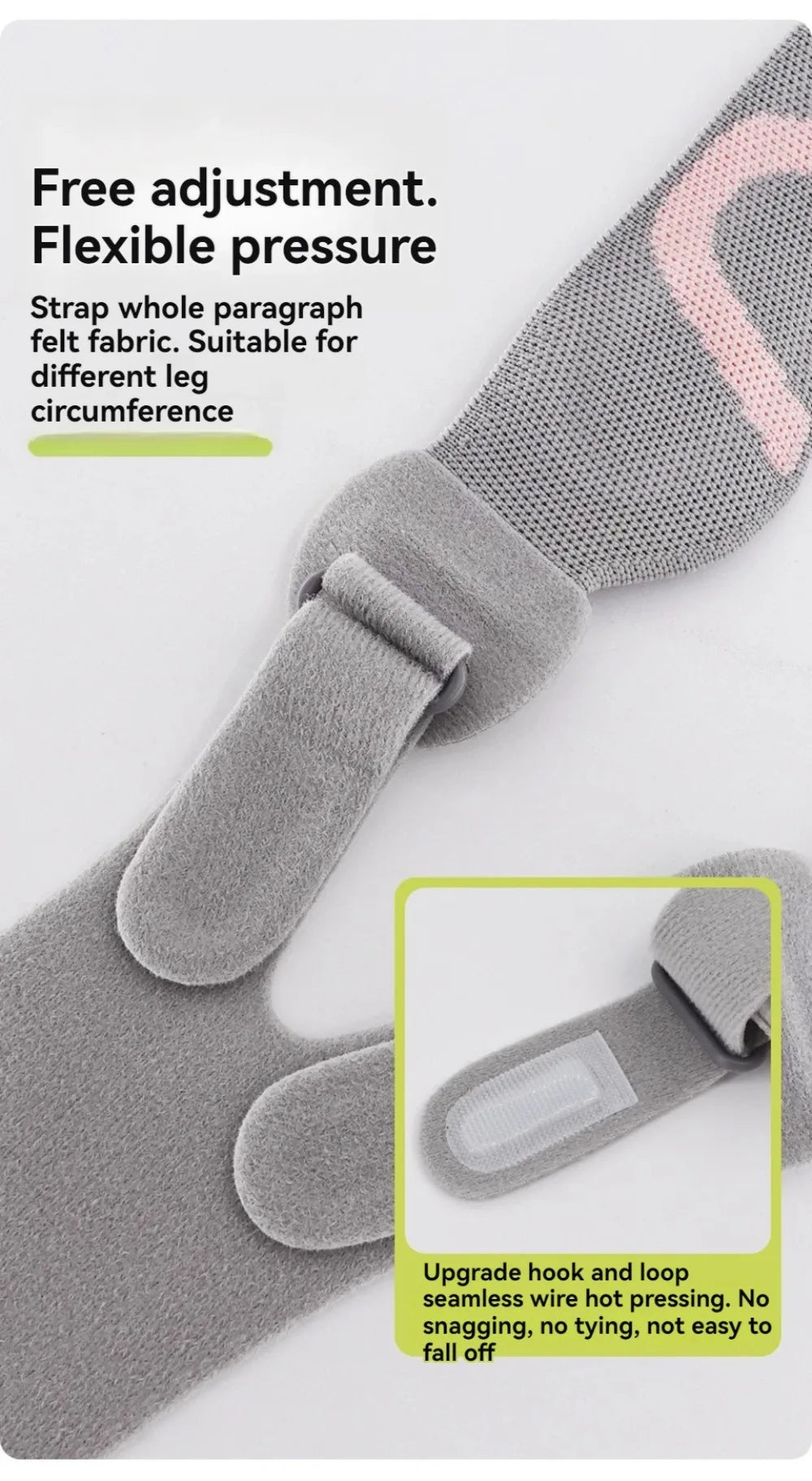 Adjustable Knee Support Strap with Dual Straps for Pain Relief