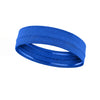 Blaues atmungsaktives elastisches Sport-Haarband für Haare und Fitness