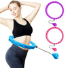 Adjustable Weighted Exercise Hoop for Core and Waist Toning
