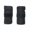 Black dual wrist support brace for tendonitis and carpal tunnel, shown from the side.