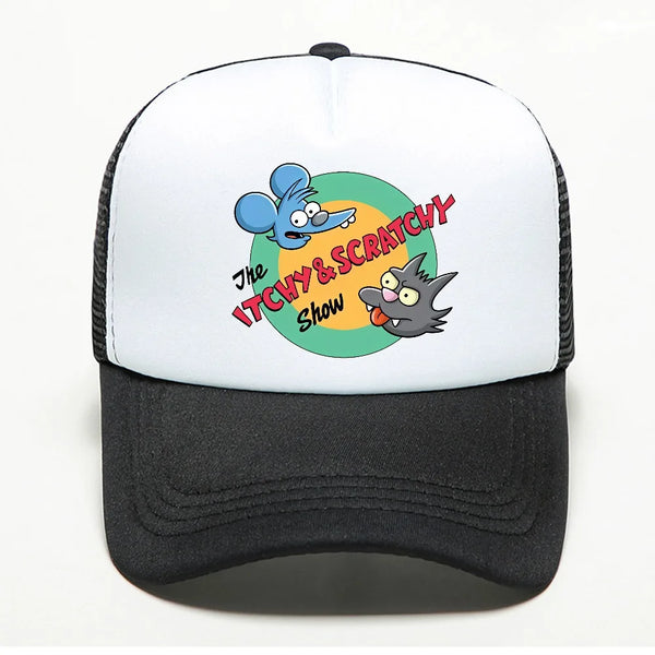 Breathable Mesh Trucker Hat with Adjustable Strap