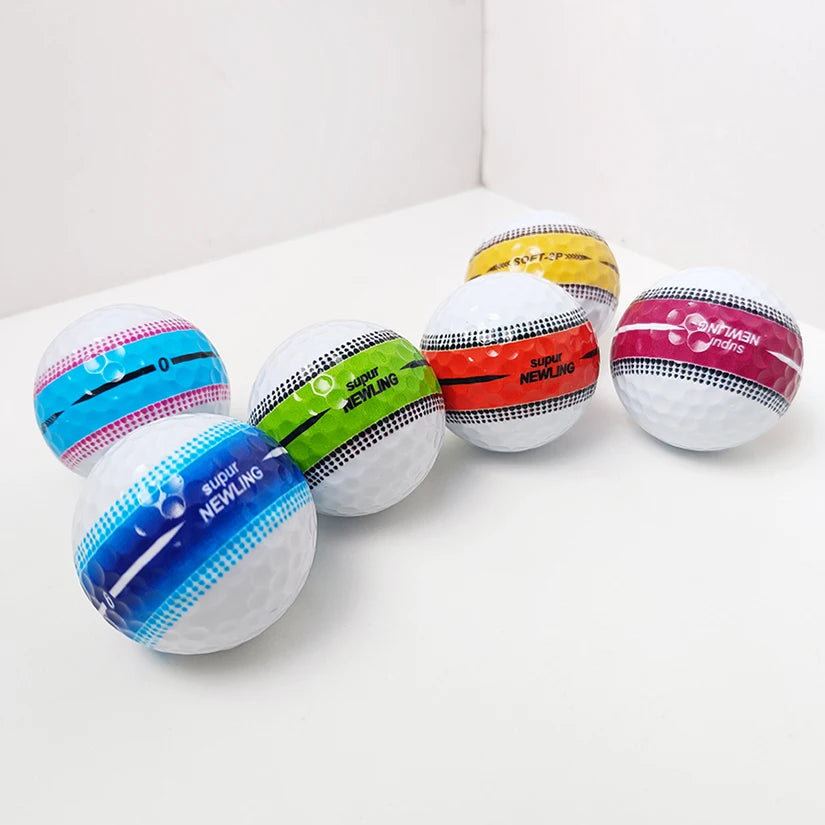 Premium Three-Layer Distance Golf Balls (6-Pack)