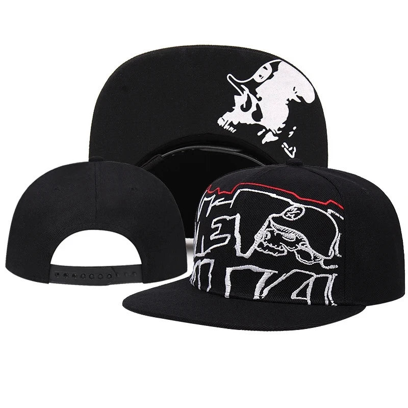 Embroidered Snapback Baseball Cap