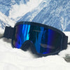 Large-Frame Ski and Snowboard Goggles with Windproof Padded Design