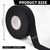 Rolle schwarzes Sportgriffband, 25 Meter lang mit einem Durchmesser von 2,5 cm.