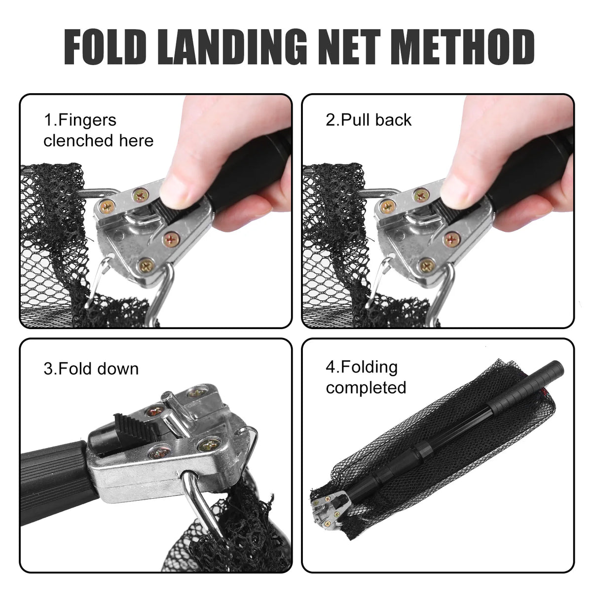 Aluminum Alloy Telescoping Fishing Landing Net