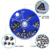 Assorted Removable Split Shot Sinkers for Fishing