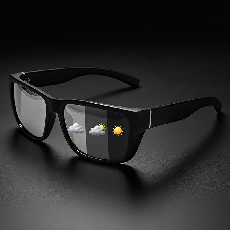 Polarized Retro Square Sunglasses with UV400 Protection
