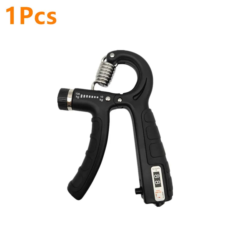 Adjustable Hand Grip Strengthener with Counter