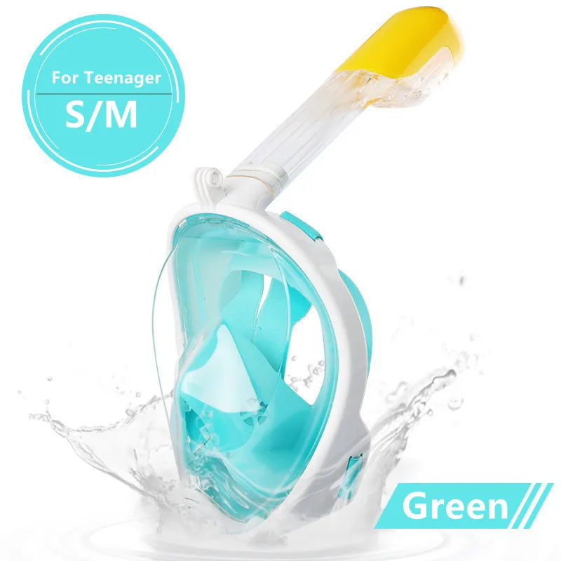 Full Face Snorkel Mask with Anti-Fog Window