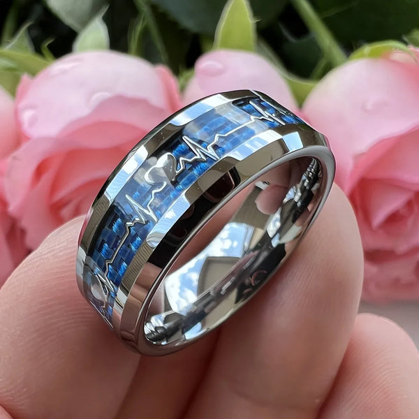 Fashion Tungsten Carbide Engagement Ring