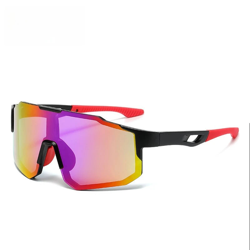 UV400 Cycling Sunglasses with Large Frame