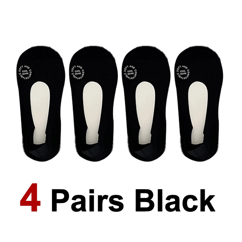 Women's Invisible Low-Cut Socks with Silicone Grip