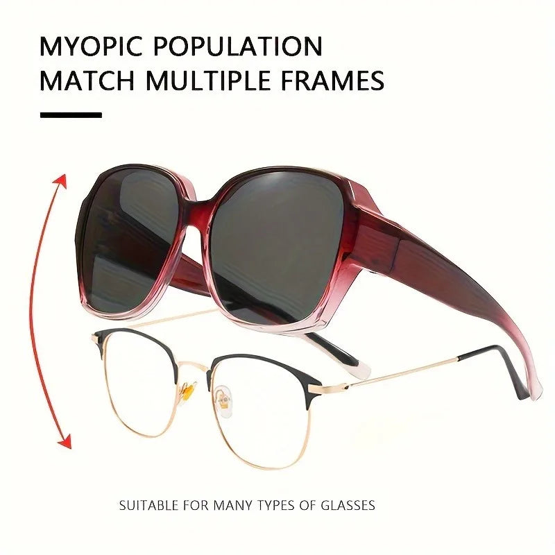 Polarized Fit-Over Sunglasses for Prescription Eyewear