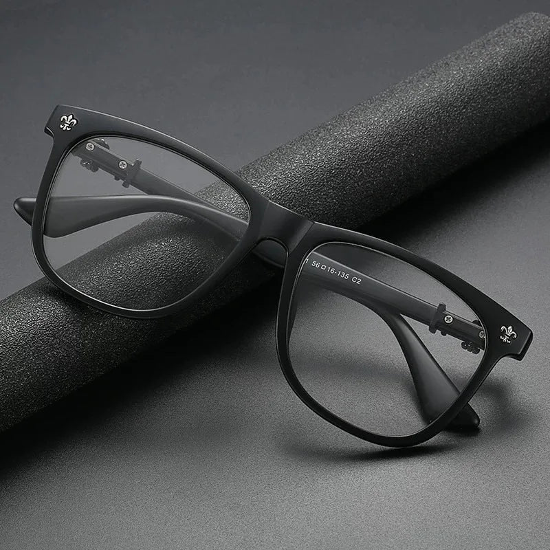 Vintage Square Anti-Blue Light Glasses for Men and Women