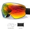 Outdoor Ski Goggles with Protective Case and Anti-Fog Lenses