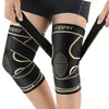 Copper-Infused Knee Compression Sleeve with Adjustable Strap