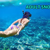 Premium 3-in-1 Snorkeling Set with Panoramic Mask, Dry Snorkel, and Adjustable Fins