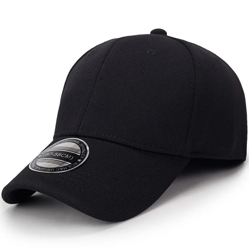 Classic Cotton Baseball Cap with Adjustable Strap
