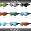 Exhibición de nueve modelos de gafas grandes de diferentes colores, etiquetados GA1 a GA9.
