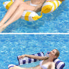 Striped Inflatable Pool Hammock for Adults