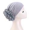 Elegant Lace Chiffon Floral Cap for Women